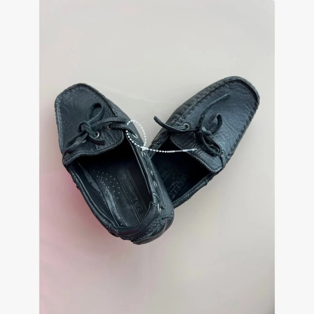 Zara kids loafers black size 12.5 Or 29